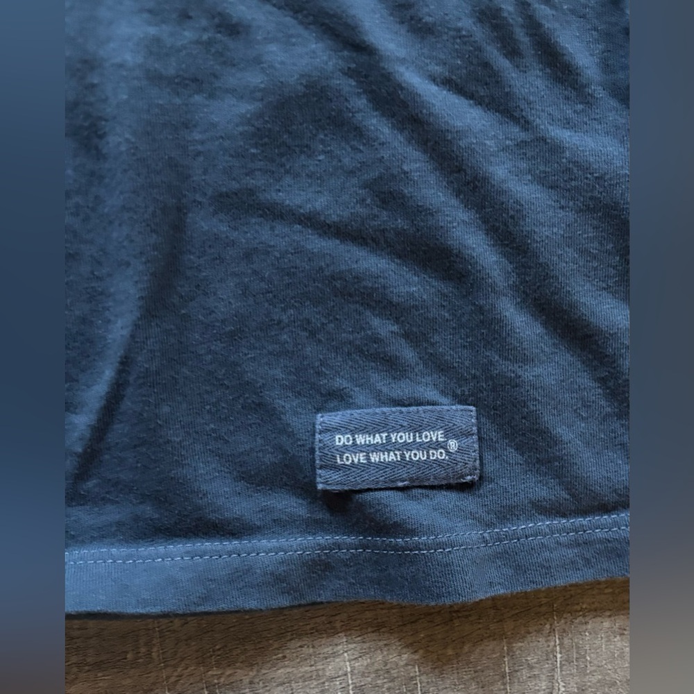 Life is good crusher-lite womens size XL blue count your blossoms v-neck t-shirt - Picture 7 of 8